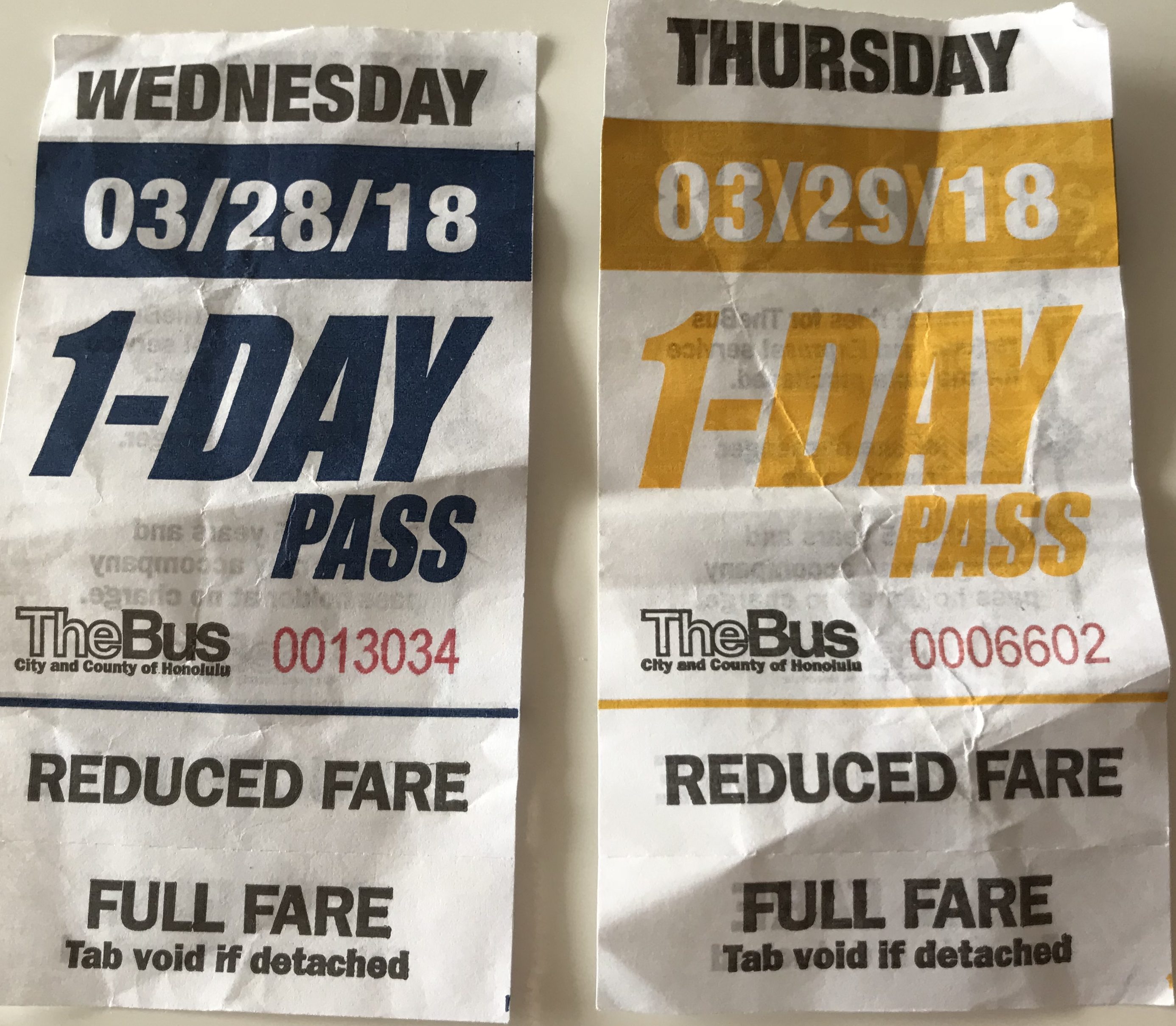 One day pass